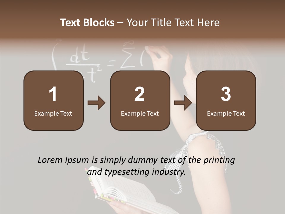 School Blackboard PowerPoint Template
