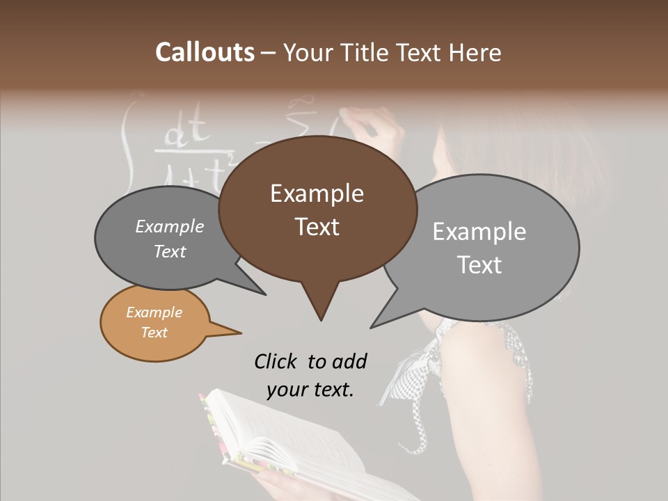 School Blackboard PowerPoint Template