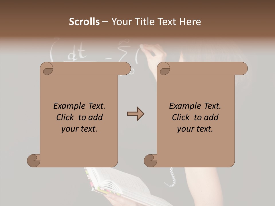 School Blackboard PowerPoint Template