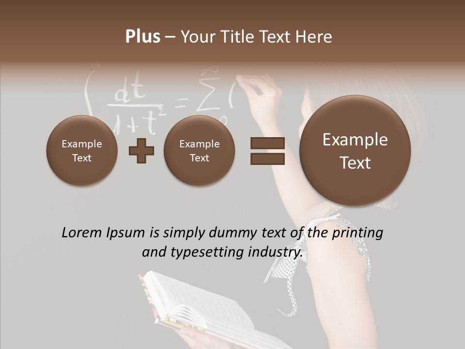School Blackboard PowerPoint Template