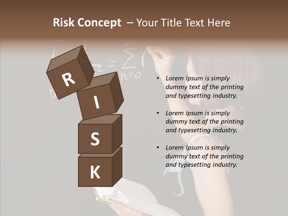 School Blackboard PowerPoint Template