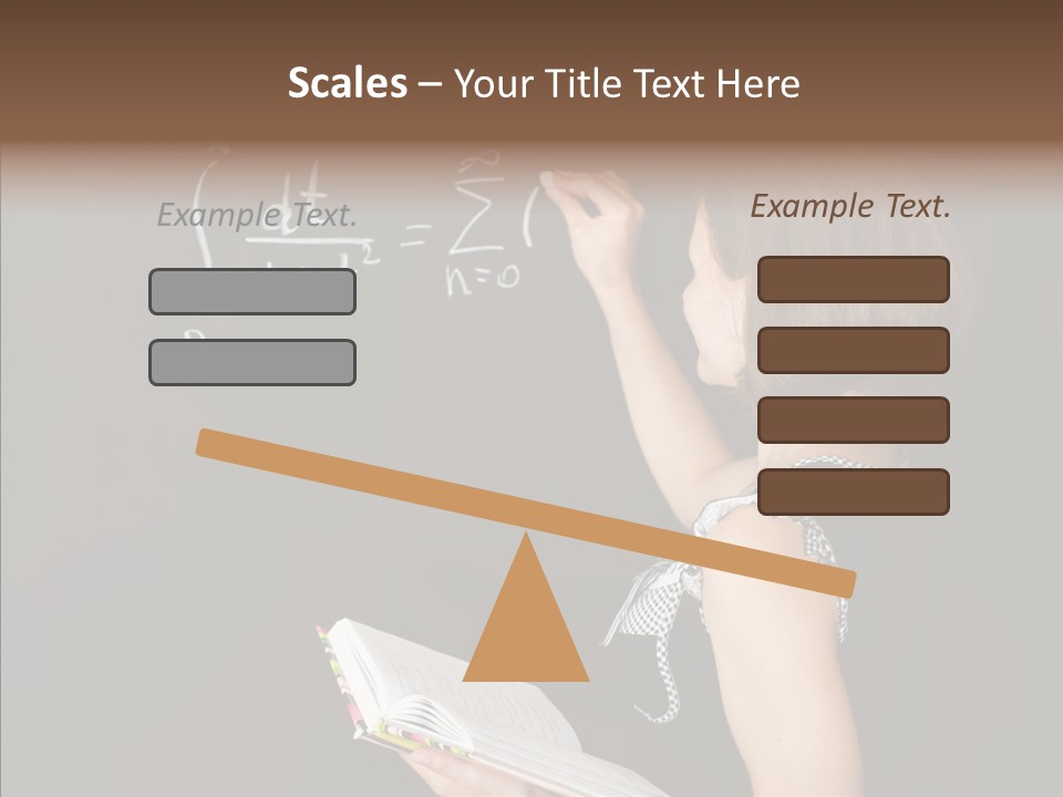 School Blackboard PowerPoint Template