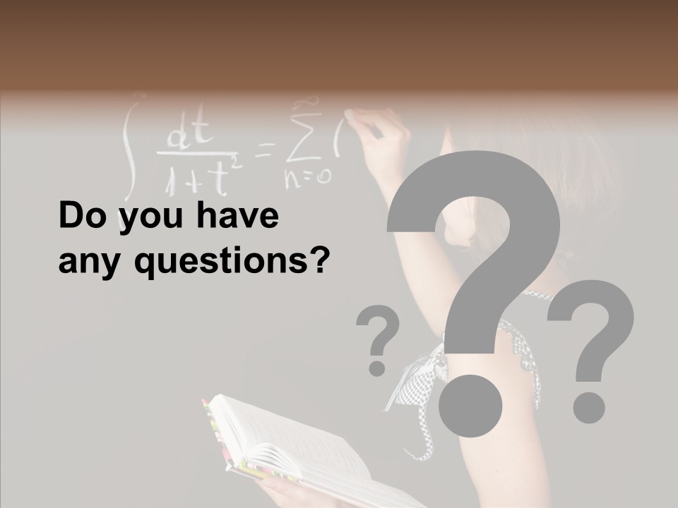 School Blackboard PowerPoint Template