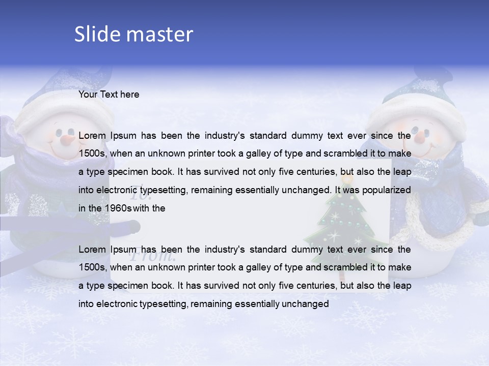 Happy Holiday Background PowerPoint Template