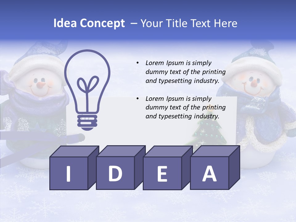 Happy Holiday Background PowerPoint Template