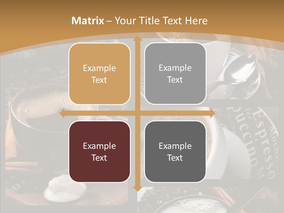 Milk Sugar Coffee PowerPoint Template