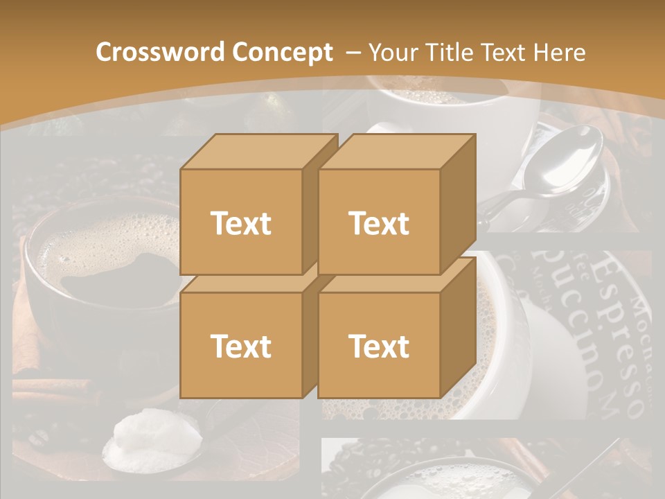 Milk Sugar Coffee PowerPoint Template