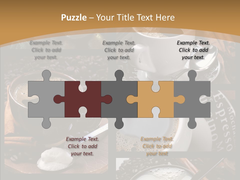 Milk Sugar Coffee PowerPoint Template