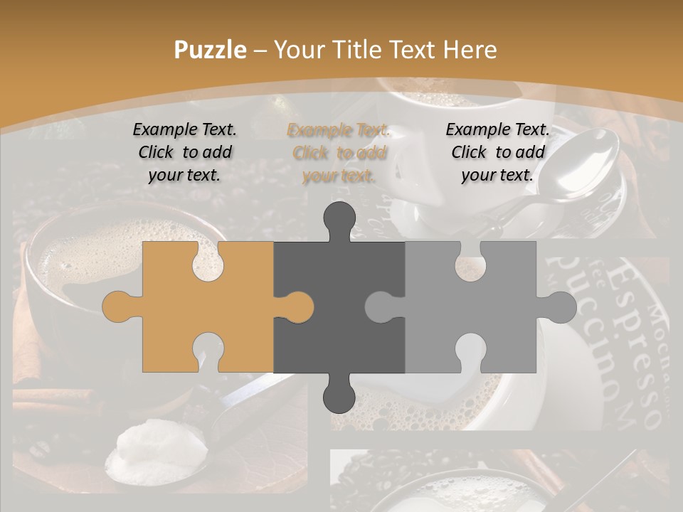 Milk Sugar Coffee PowerPoint Template