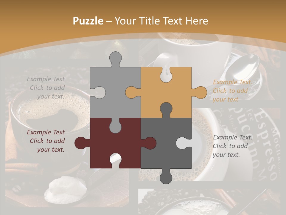 Milk Sugar Coffee PowerPoint Template