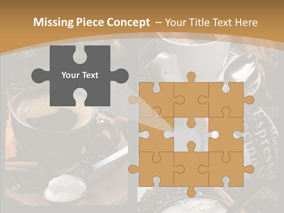 Milk Sugar Coffee PowerPoint Template