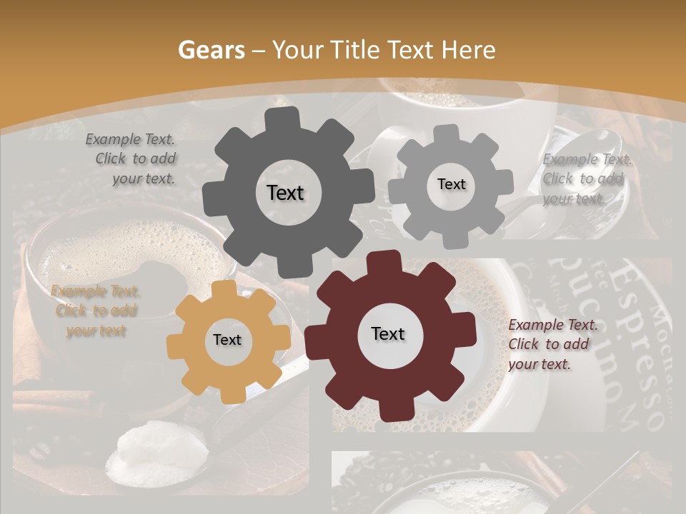 Milk Sugar Coffee PowerPoint Template