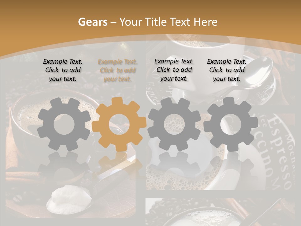 Milk Sugar Coffee PowerPoint Template