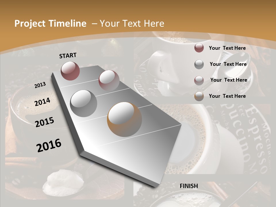 Milk Sugar Coffee PowerPoint Template