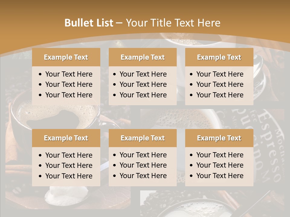 Milk Sugar Coffee PowerPoint Template