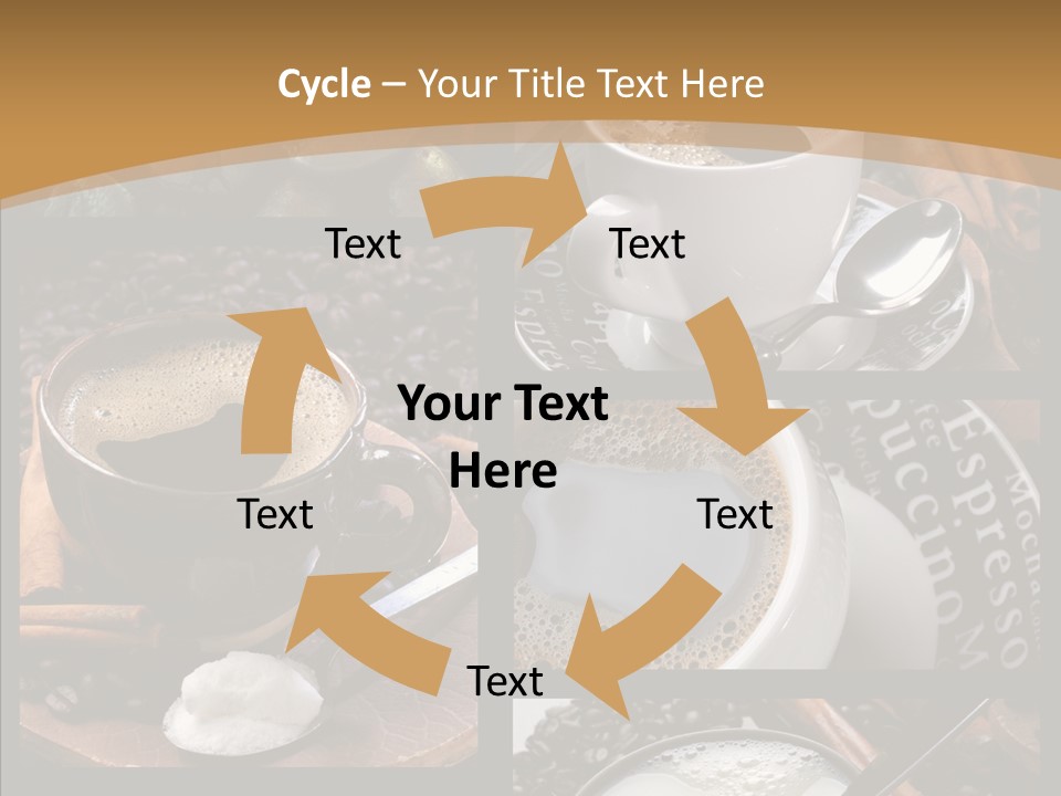 Milk Sugar Coffee PowerPoint Template