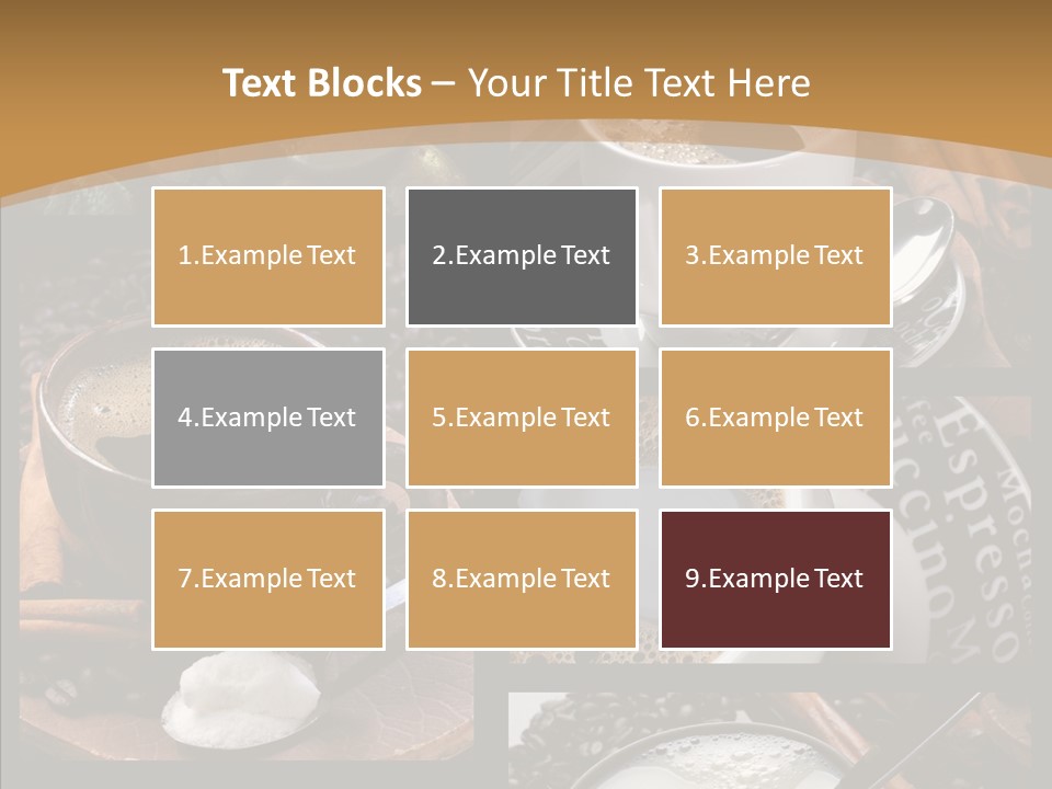 Milk Sugar Coffee PowerPoint Template