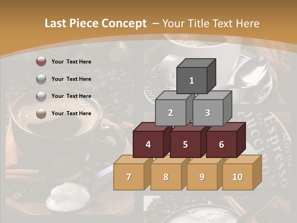 Milk Sugar Coffee PowerPoint Template