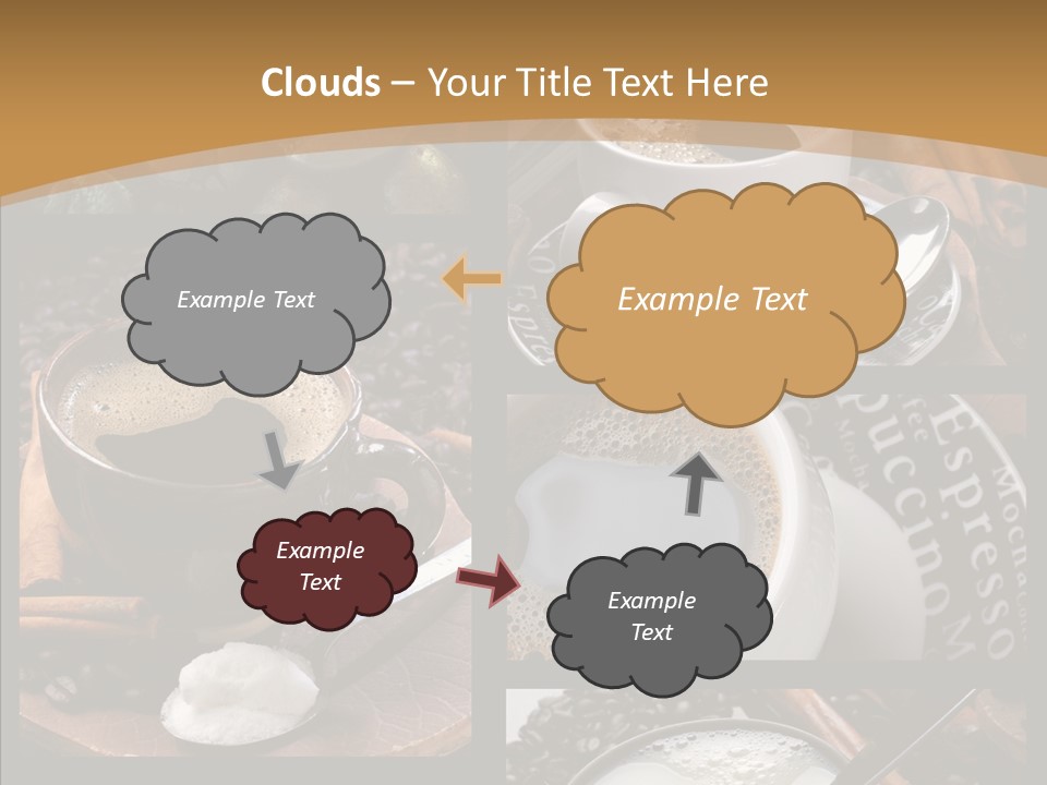 Milk Sugar Coffee PowerPoint Template