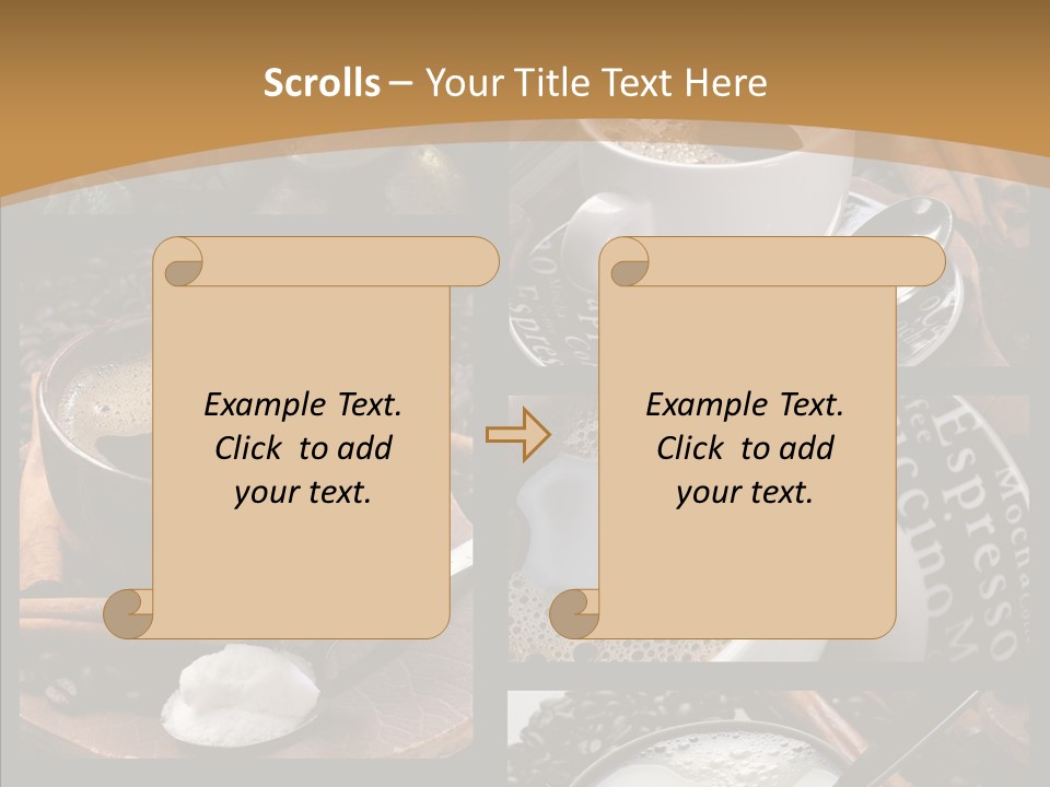 Milk Sugar Coffee PowerPoint Template