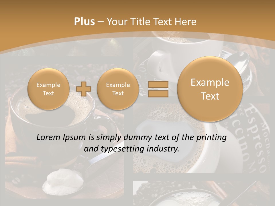 Milk Sugar Coffee PowerPoint Template