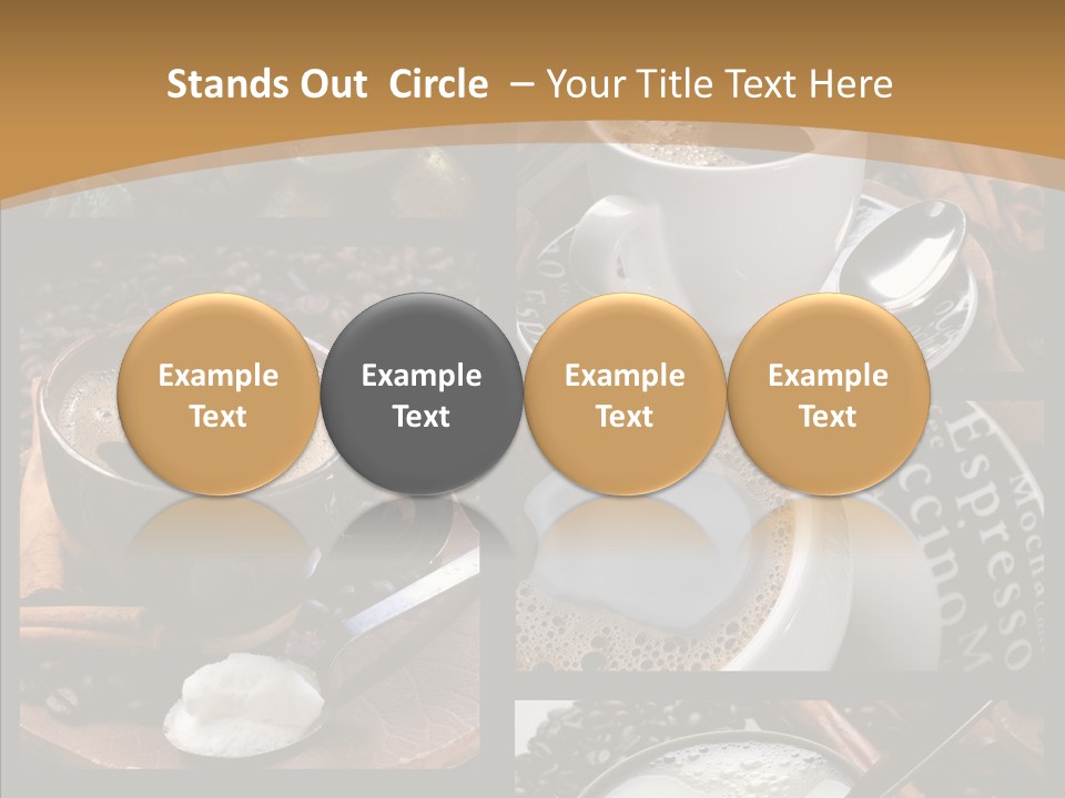 Milk Sugar Coffee PowerPoint Template