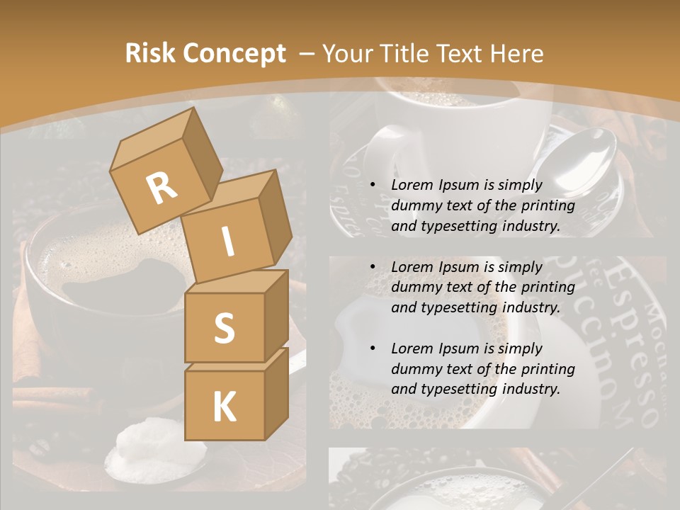 Milk Sugar Coffee PowerPoint Template