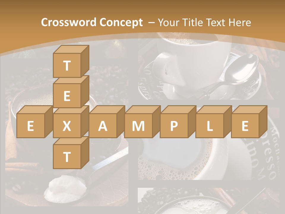 Milk Sugar Coffee PowerPoint Template