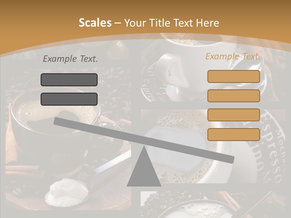 Milk Sugar Coffee PowerPoint Template