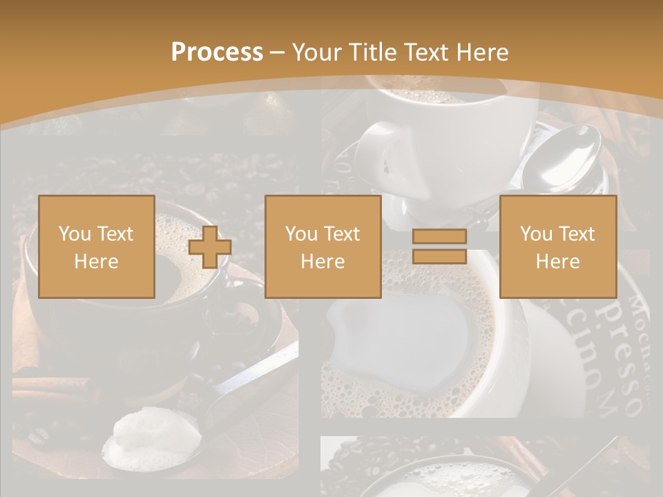 Milk Sugar Coffee PowerPoint Template