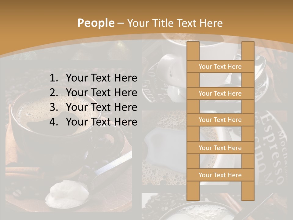 Milk Sugar Coffee PowerPoint Template