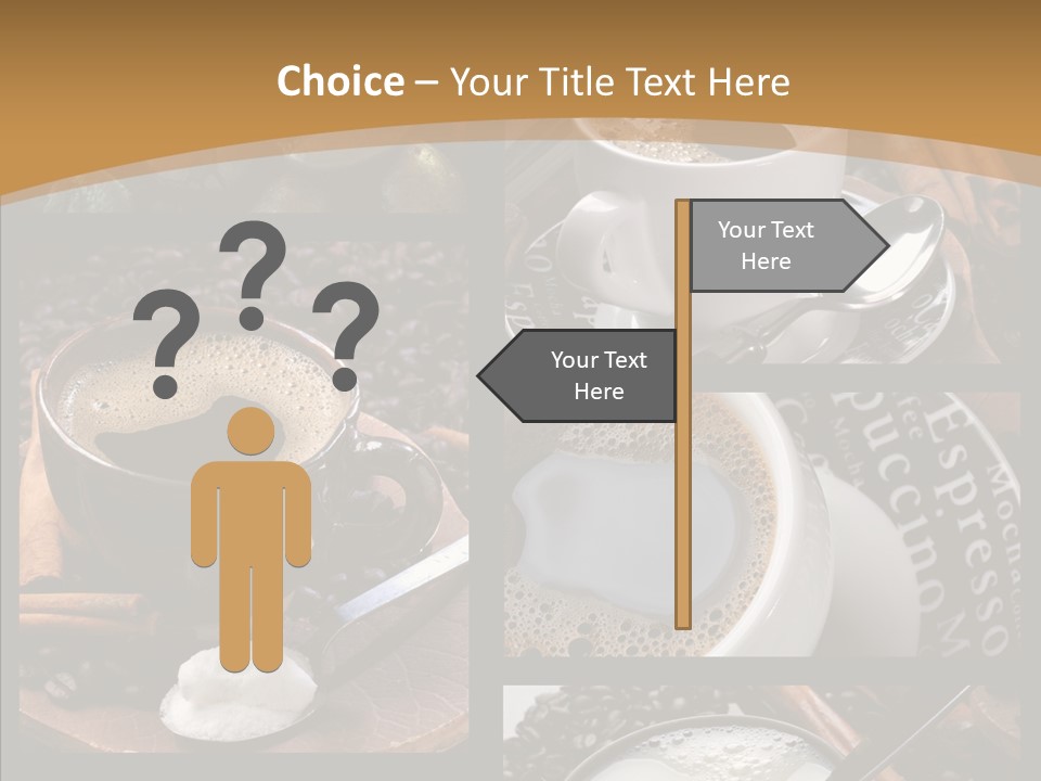 Milk Sugar Coffee PowerPoint Template