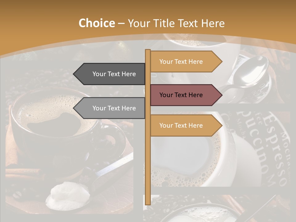 Milk Sugar Coffee PowerPoint Template