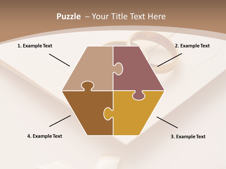 Decoration Wedding Announcement PowerPoint Template