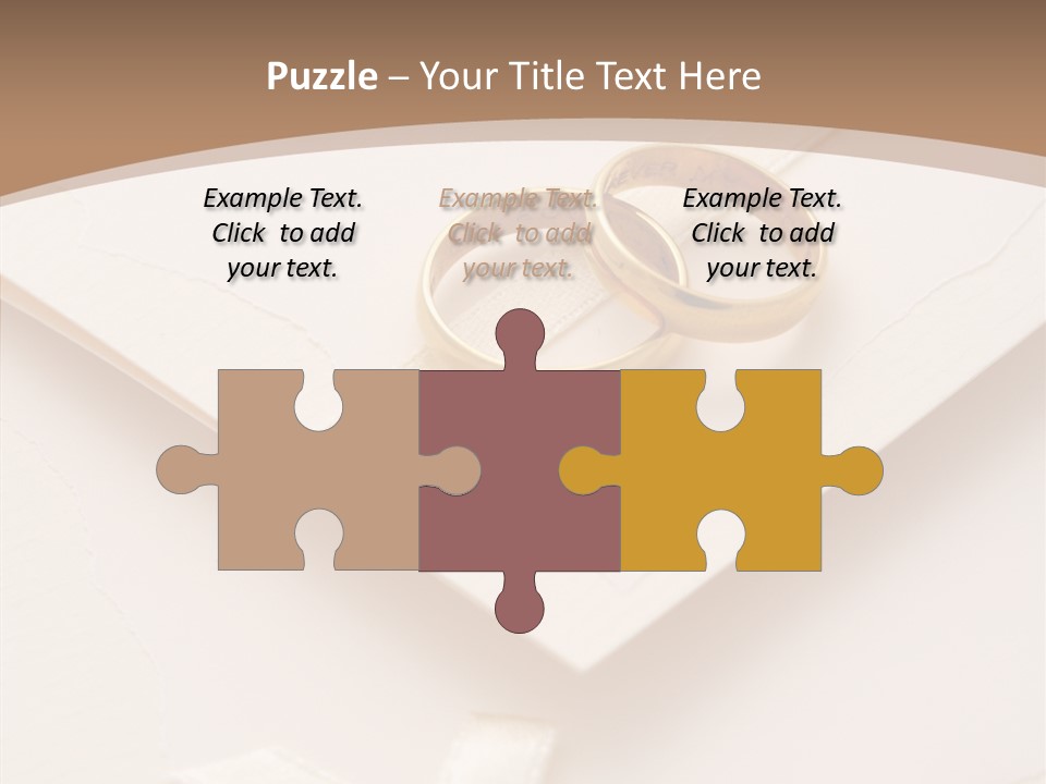 Decoration Wedding Announcement PowerPoint Template