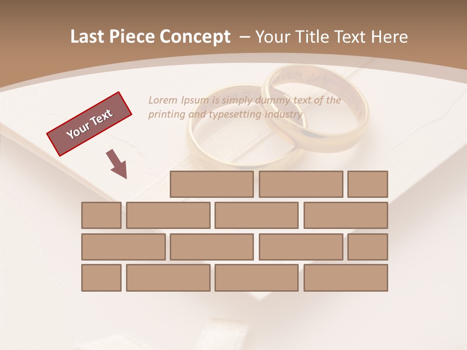 Decoration Wedding Announcement PowerPoint Template