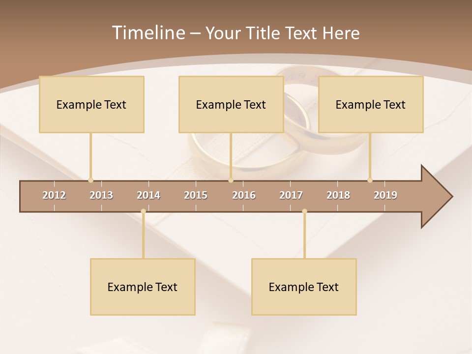 Decoration Wedding Announcement PowerPoint Template