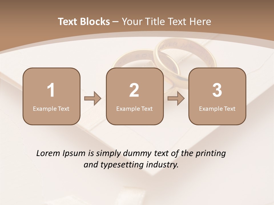 Decoration Wedding Announcement PowerPoint Template