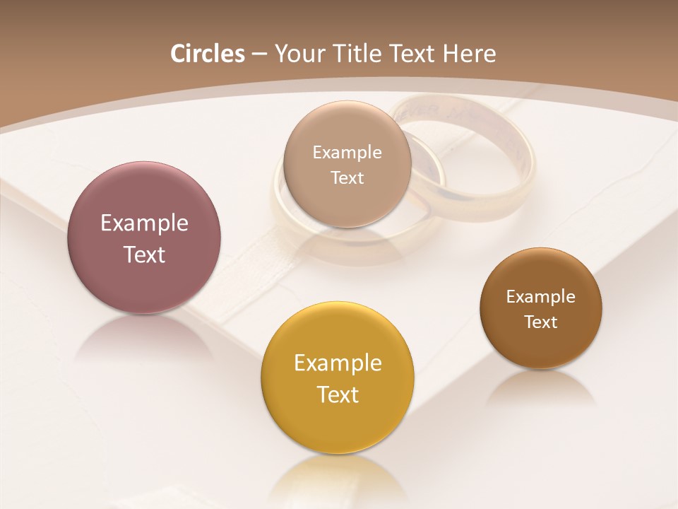 Decoration Wedding Announcement PowerPoint Template