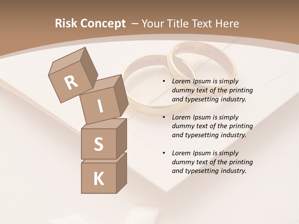 Decoration Wedding Announcement PowerPoint Template