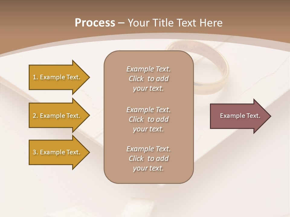 Decoration Wedding Announcement PowerPoint Template