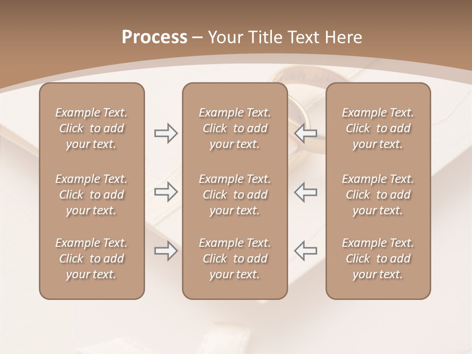 Decoration Wedding Announcement PowerPoint Template