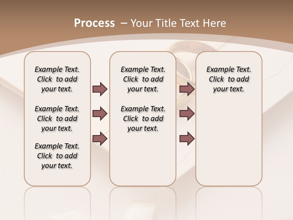 Decoration Wedding Announcement PowerPoint Template