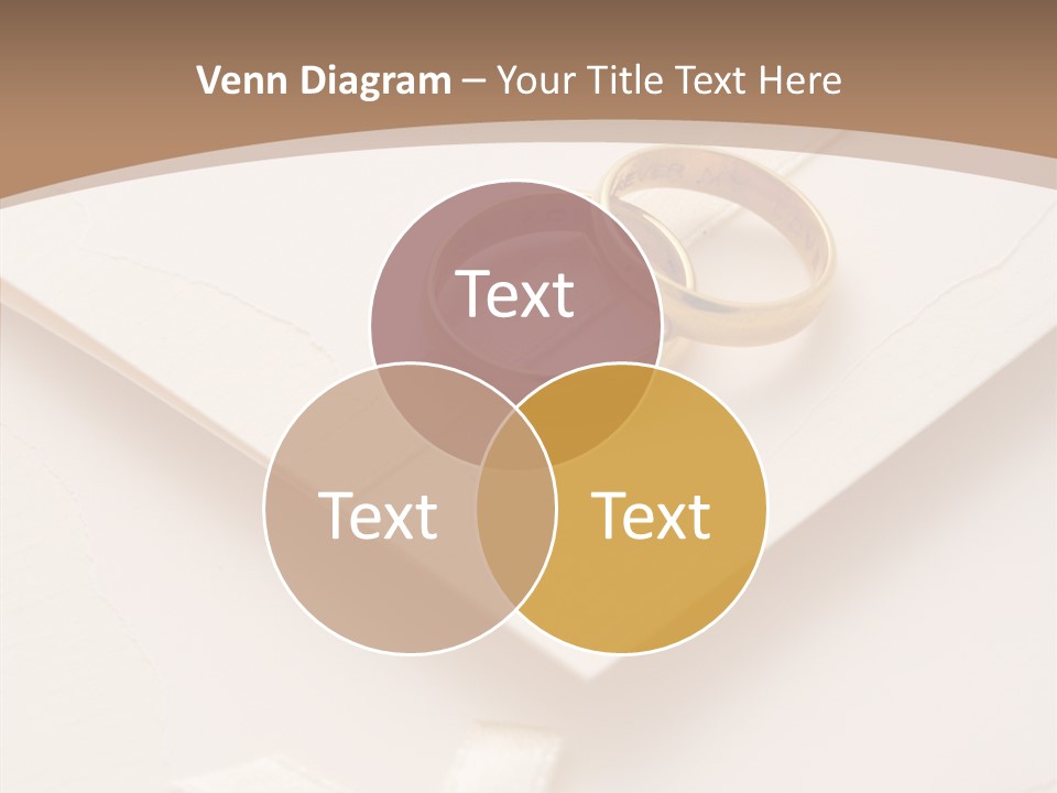 Decoration Wedding Announcement PowerPoint Template