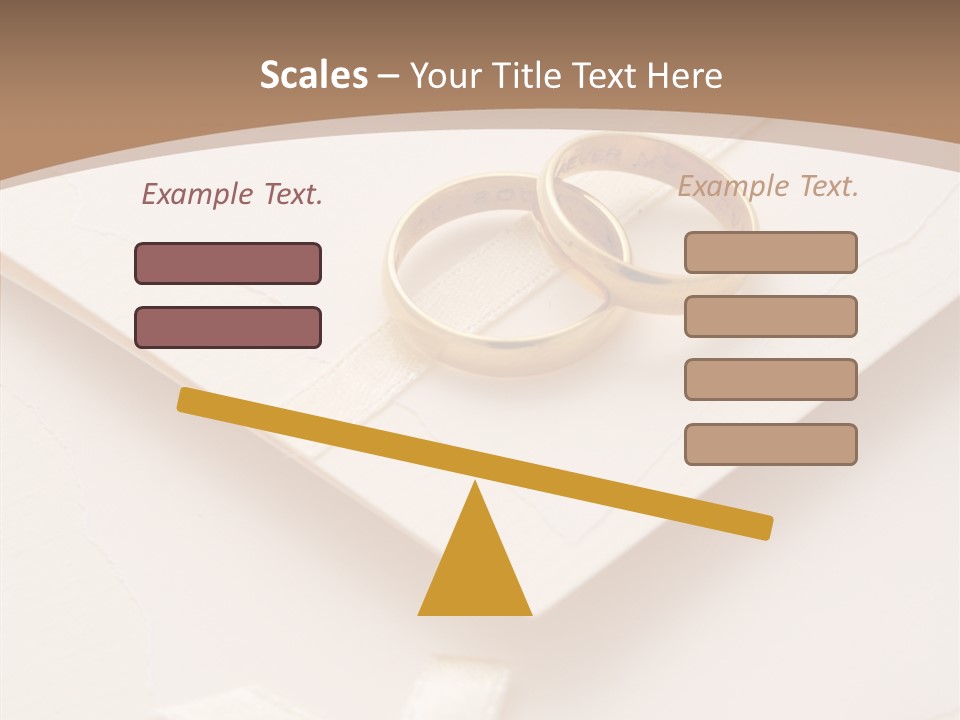 Decoration Wedding Announcement PowerPoint Template