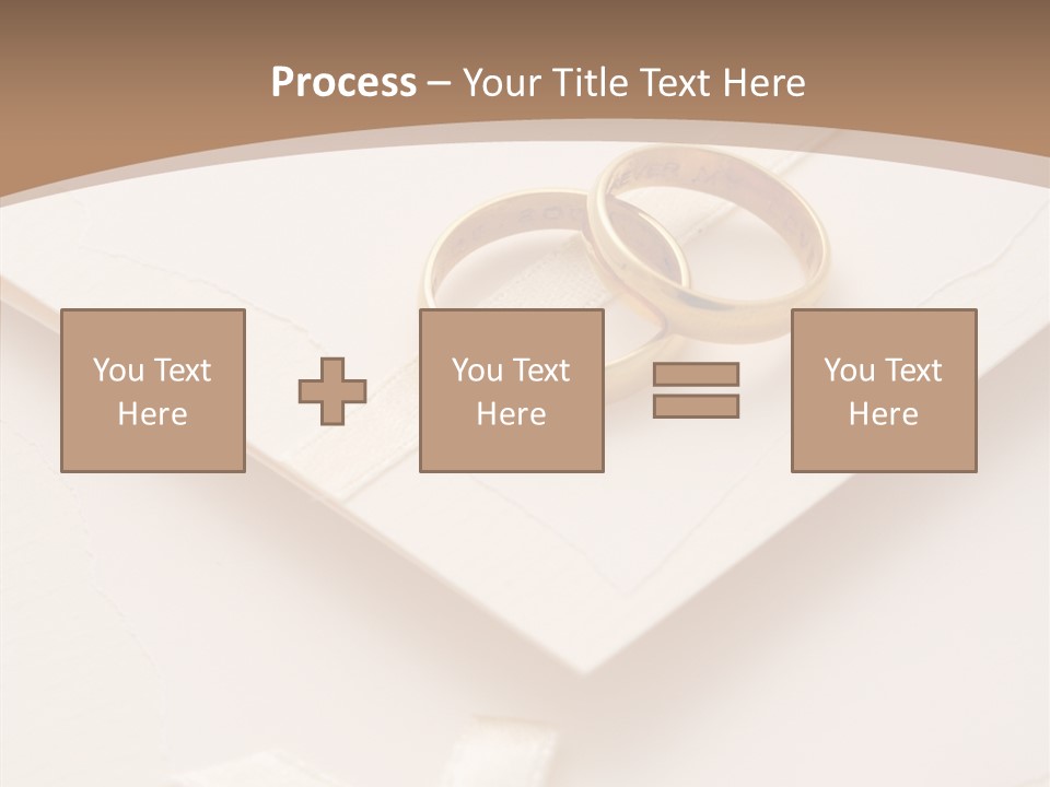 Decoration Wedding Announcement PowerPoint Template