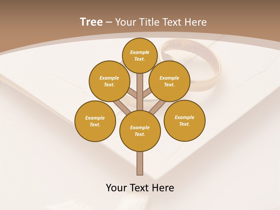 Decoration Wedding Announcement PowerPoint Template