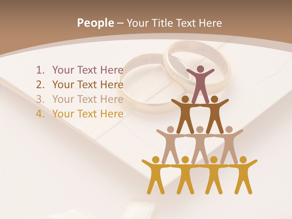 Decoration Wedding Announcement PowerPoint Template