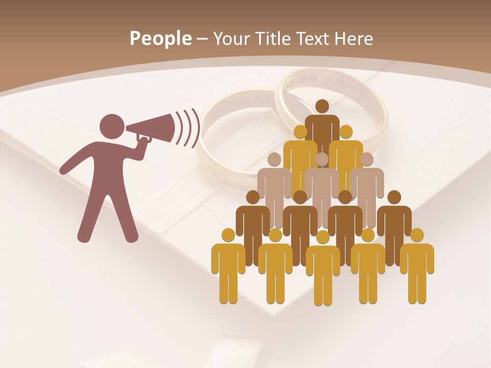 Decoration Wedding Announcement PowerPoint Template