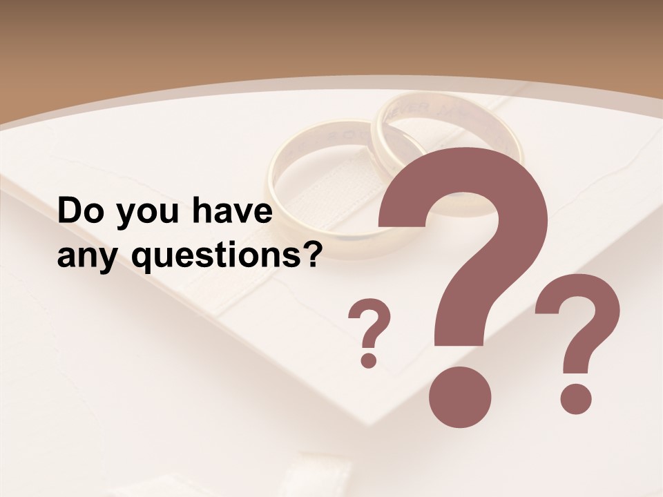 Decoration Wedding Announcement PowerPoint Template